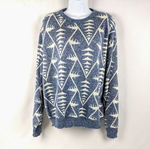 BOGO!! Vintage Loafers by Reed St James Print Sweater